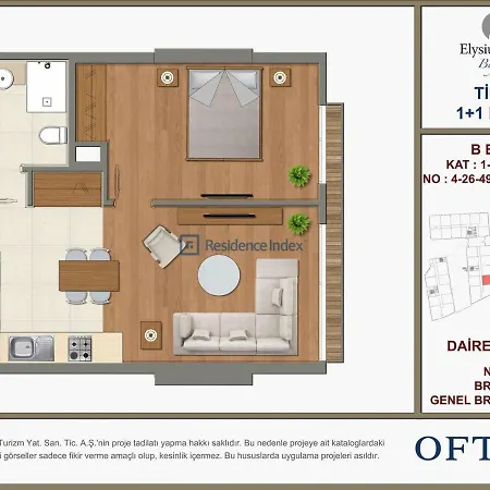 Appartement Near Taksim Luxury 1+1 In Beyoglu